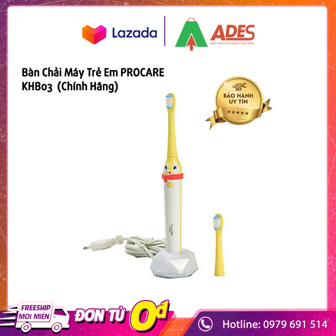 Bàn Chải Máy Trẻ Em PROCARE KHB03 - BH 12 Tháng