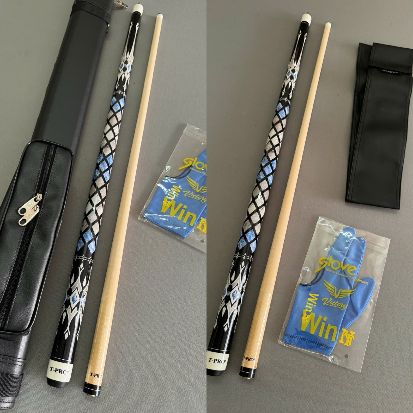 nguyên bộ cơ bida Đài Loan ( đầu 12mm)