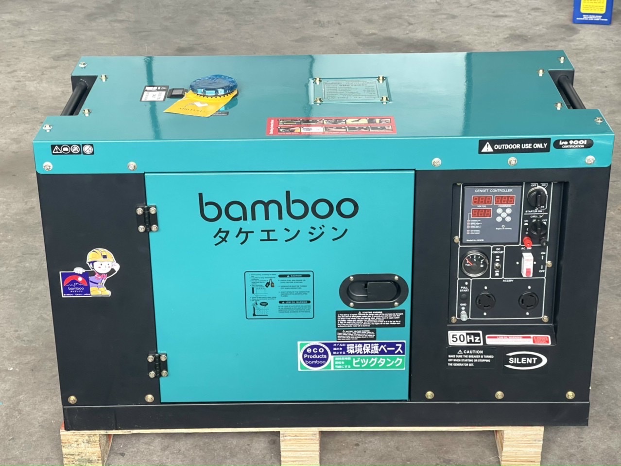 Máy Phát Điện Chạy Dầu Bamboo 8Kw BMB9800ET Đề Cót