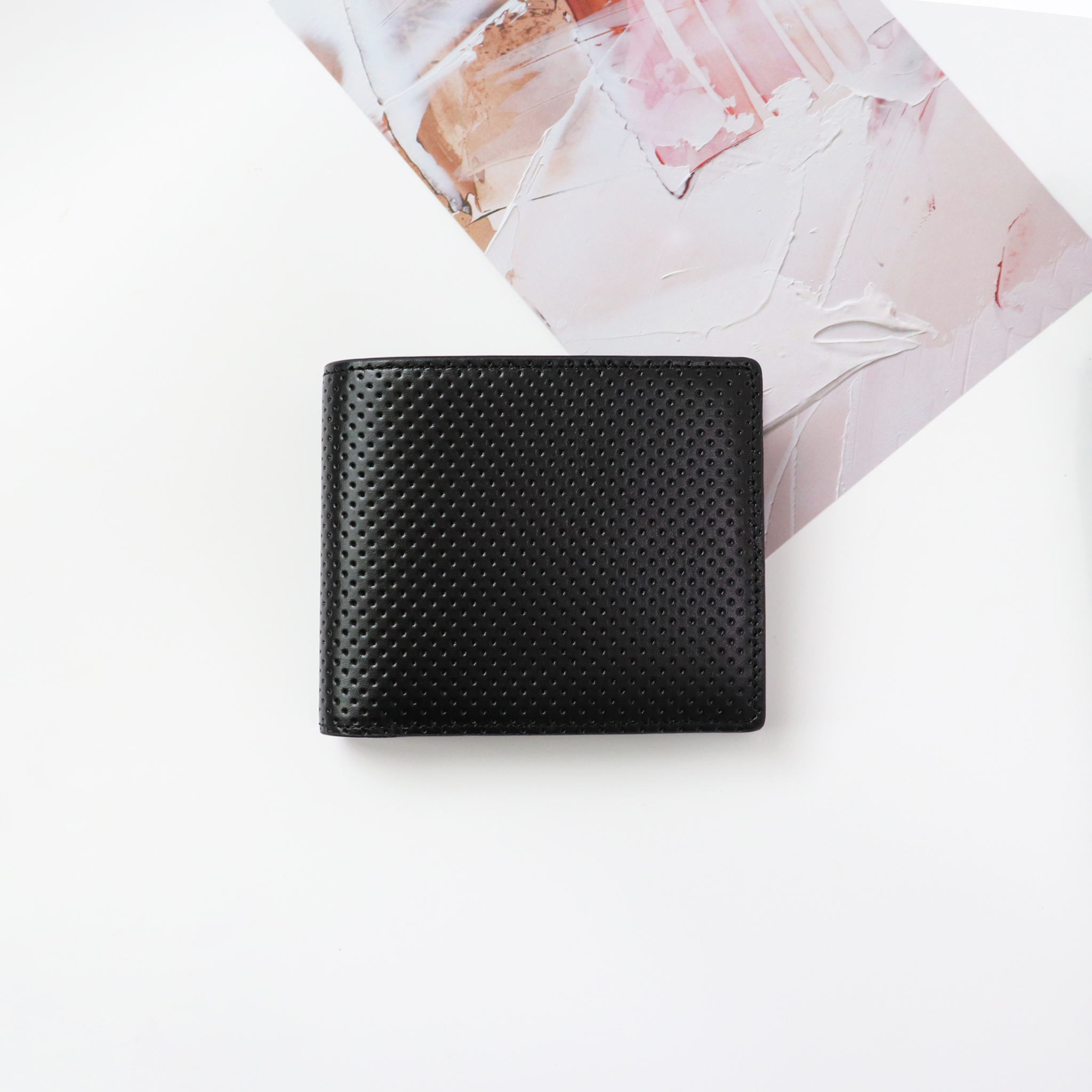 Men's leather wallet-soft imported cowhide