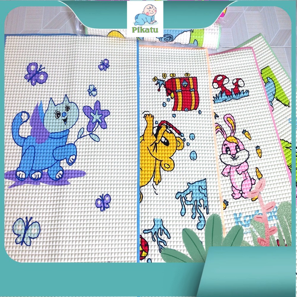 HCMNỆM LÓT CAO SU CHỐNG THẤM KAREL CHO BÉ NHẬP KHẨU MALAYSIA 60x90cm HÌNH