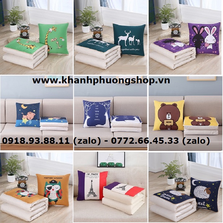 [HCM]gối 2 trong 1 - mền gối 2 trong 1