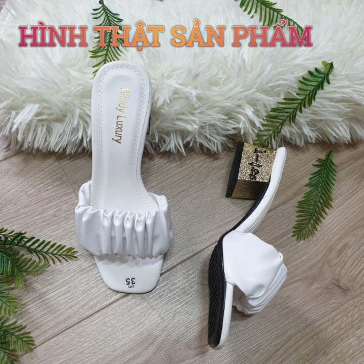 [HCM]DÉP QUAI NGANG NHÚN GÓT VÀNG 5CM