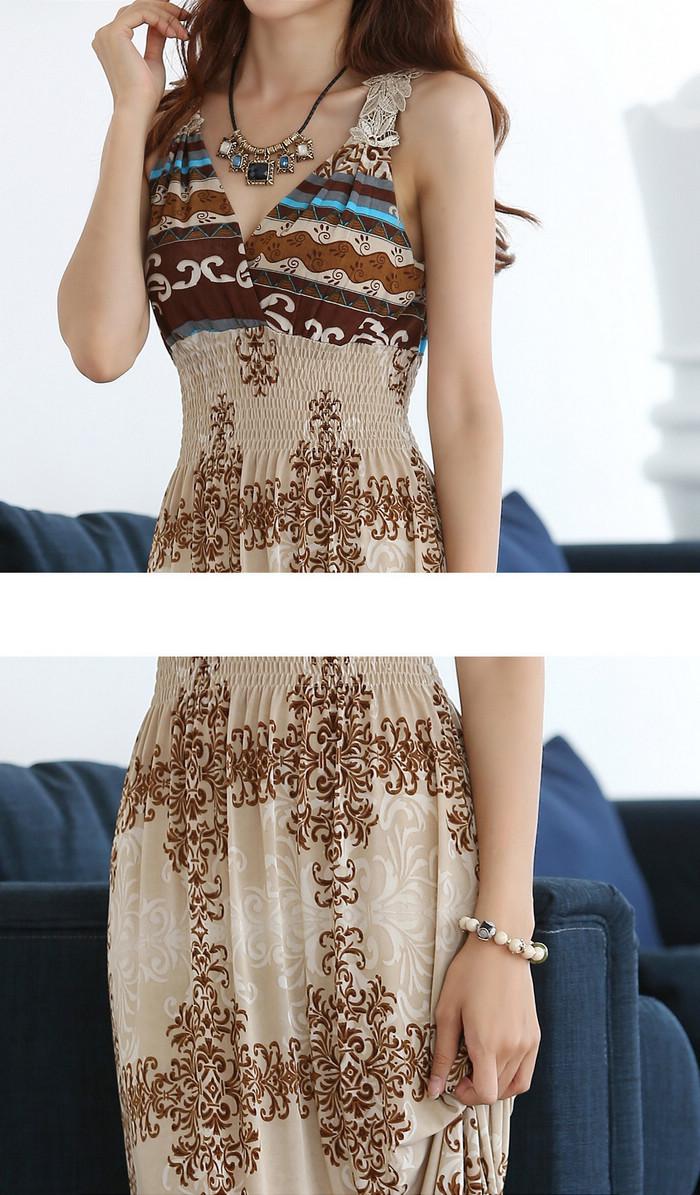 [HCM]Đầm maxi thun lụa mềm mại - Lindashop