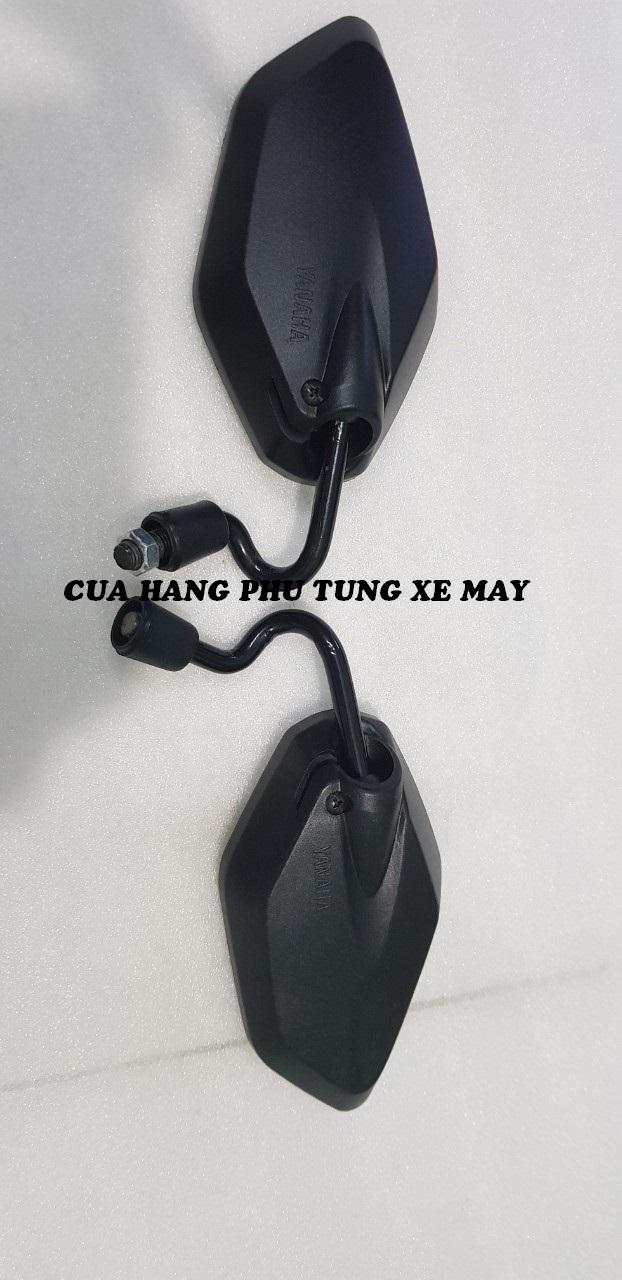 Kính chiếu hậu xe máy kiểu ya chân xoắn - 1 cặp
