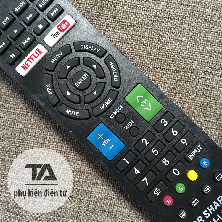 [ FREE SHIP ] ✔ REMOTE ĐIỀU KHIỂN TIVI SHARP SMART RM-L1346