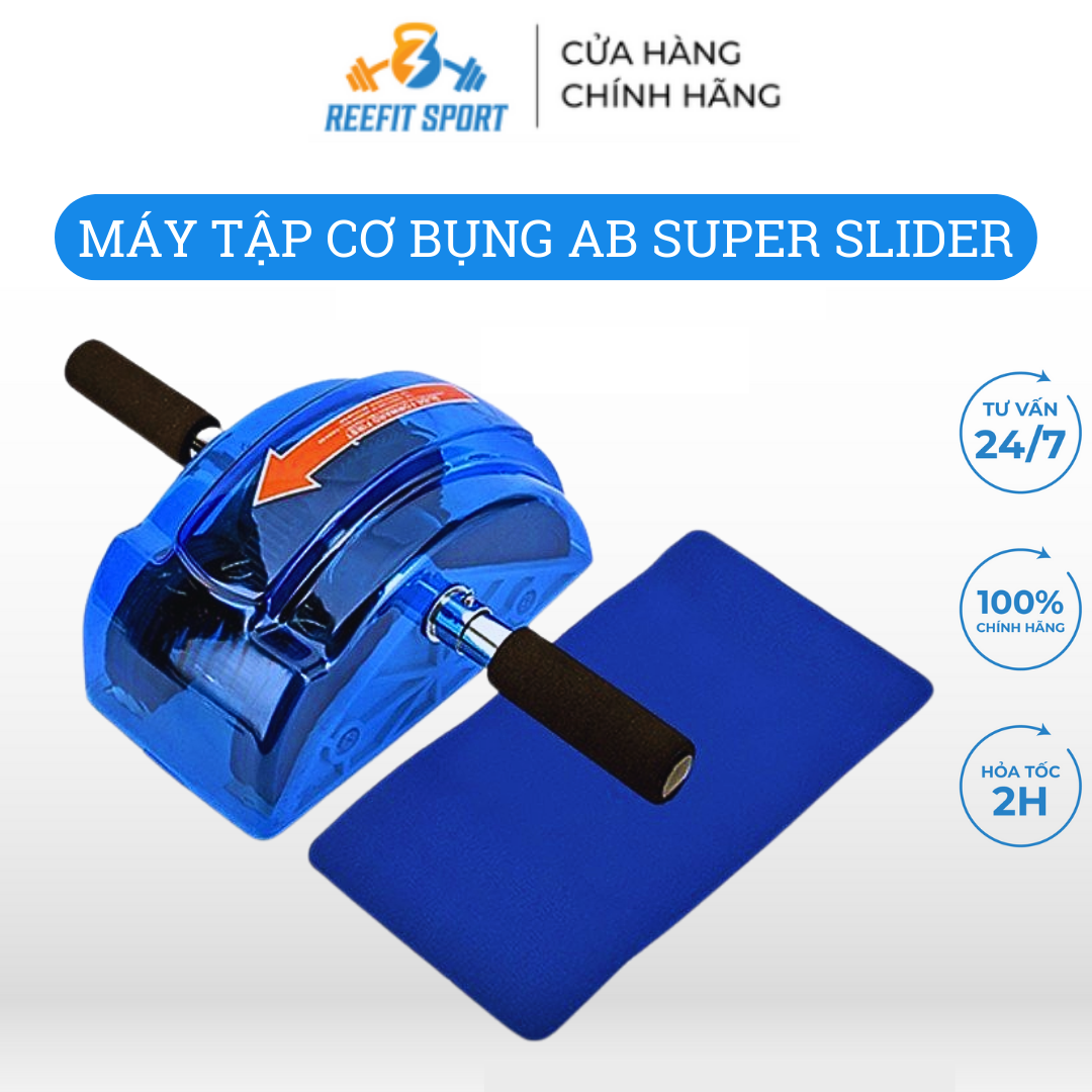 Máy tập cơ bụng Super Slider (Xanh)