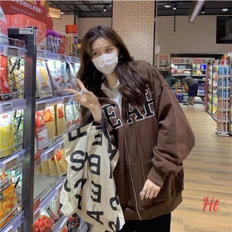 Áo khoác nỉ cotton Yeah H26