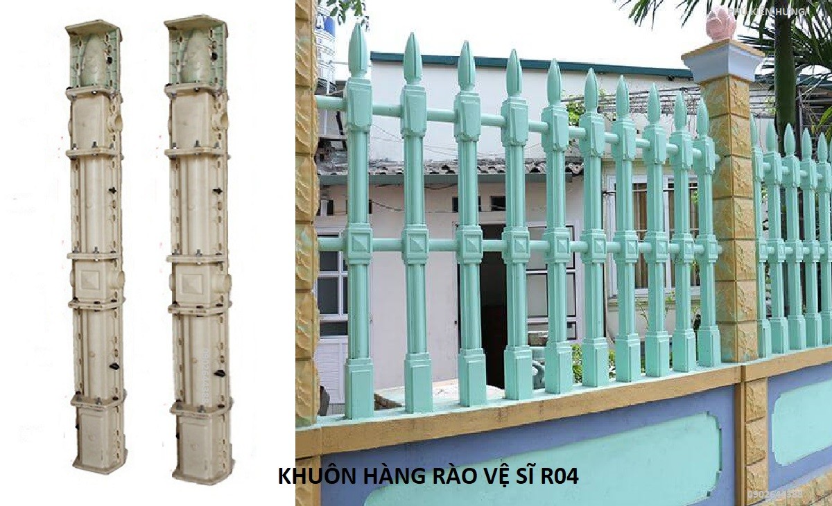Khuôn hàng rào Vệ Binh 1m3