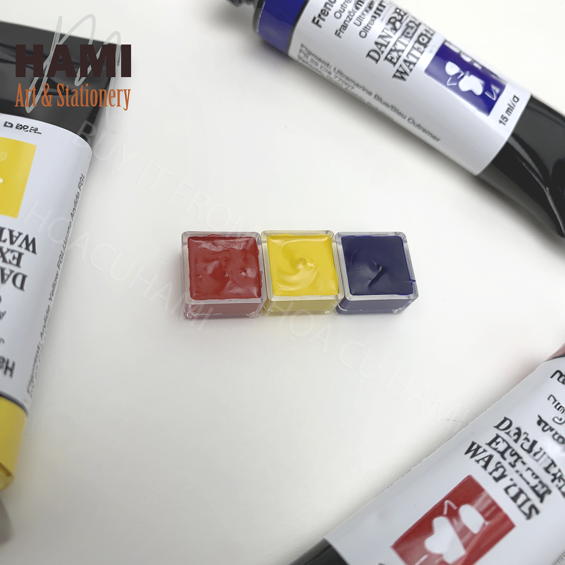 Màu nước pocket daniel smith - primary color set 0.5 / 1ml - set 3/6 màu