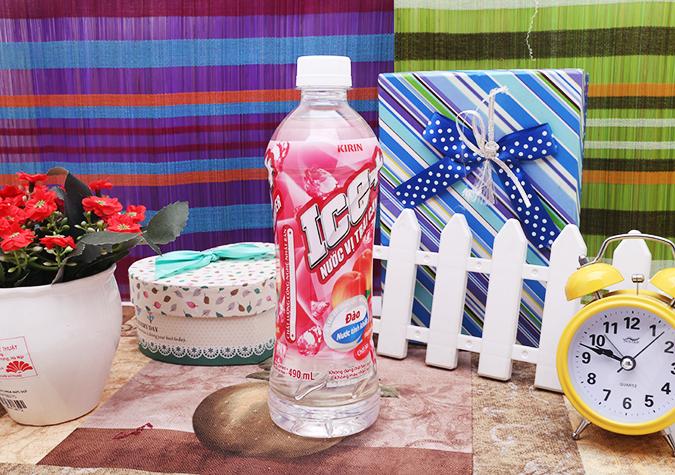 Combo 6 Chai Ice+ Vị Đào 490ml