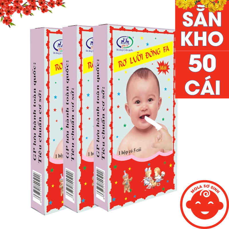 Rơ lưỡi Đông Fa 10 hộp 50 cái cho bé