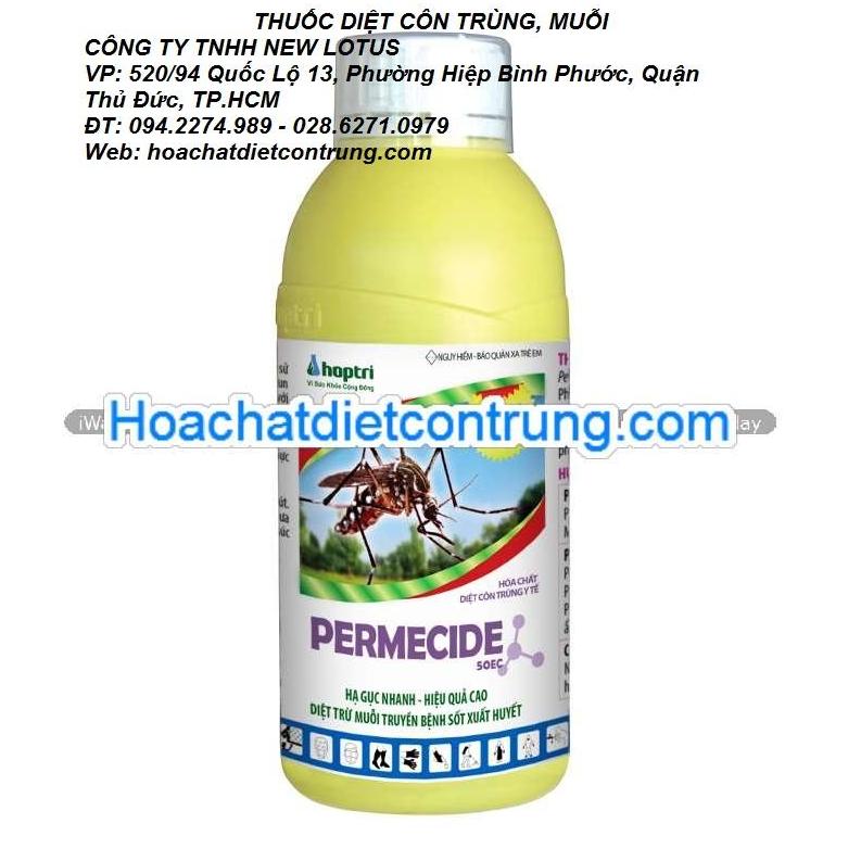 THUỐC DIỆT CÔN TRÙNG PERMECIDE 50EC CHAI 1 LÍT