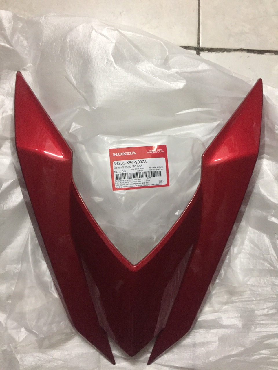 DÀN ÁO WINNER V1 ĐỎ CHERRY DOHC BẠC ZIN HÃNG ( BÁN LẺ TỪNG MÓN)