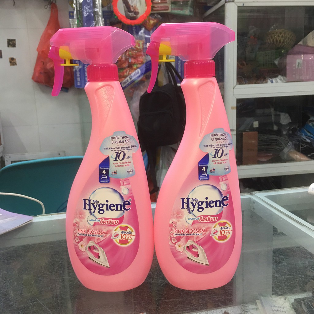 nước xịt ủi thơm quần áo hygiene Thái Lan 550ml