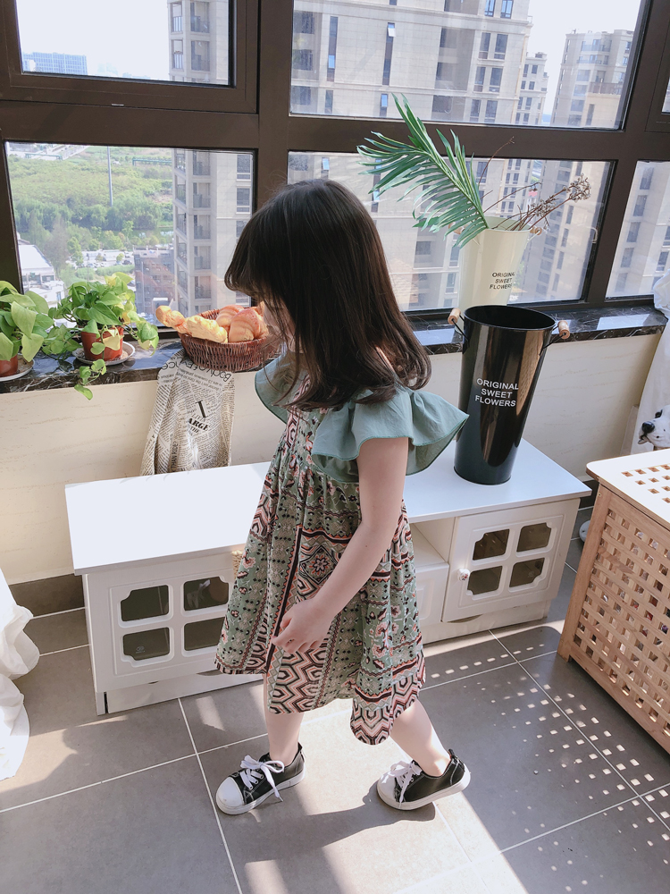 MẪU ĐẦM SUÔNG CHẤM BI HÀNG XUẤT CHO BÉ