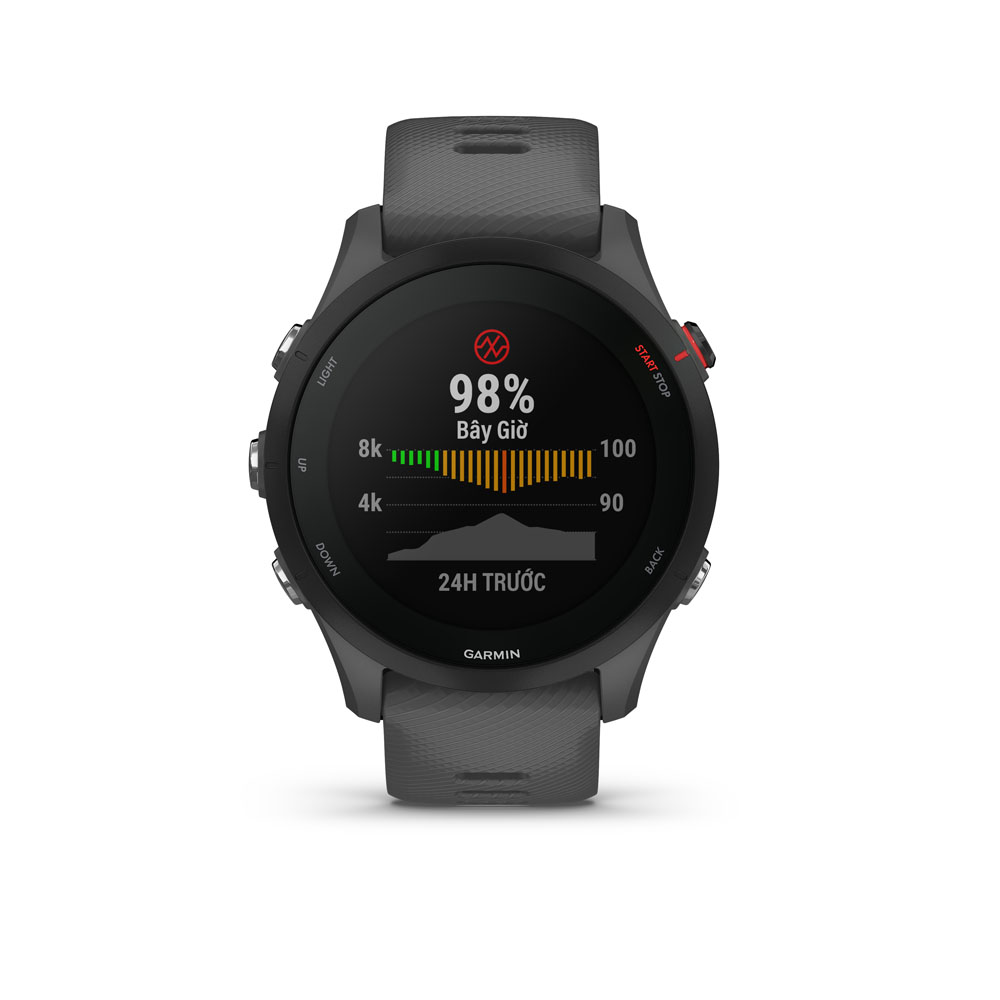Đồng hồ Thông Minh Garmin Forerunner 255 Basic GPЅ (Slate Grey) - Hàng Chính Hãng