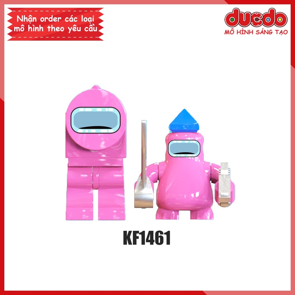 Minifigures các nhân vật trong game Among Us - Đồ Chơi Lắp Ghép Xếp Hình Mini Mô hình Kopf KF 6130