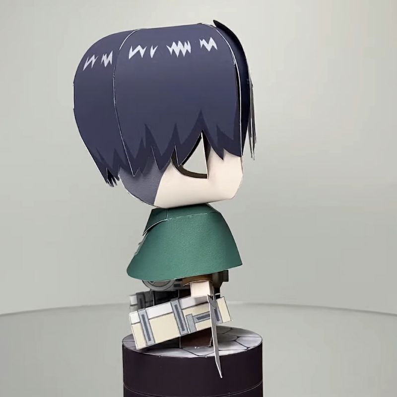 Mô hình giấy anime  (ATTACK ON TITAN) chibi Levi Ackerman