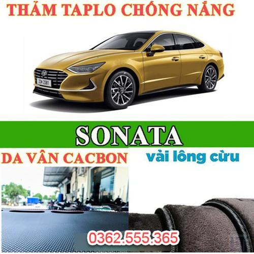 Thảm taplo sonata bằng lông cừu 3 lớp hoặc da cacbon