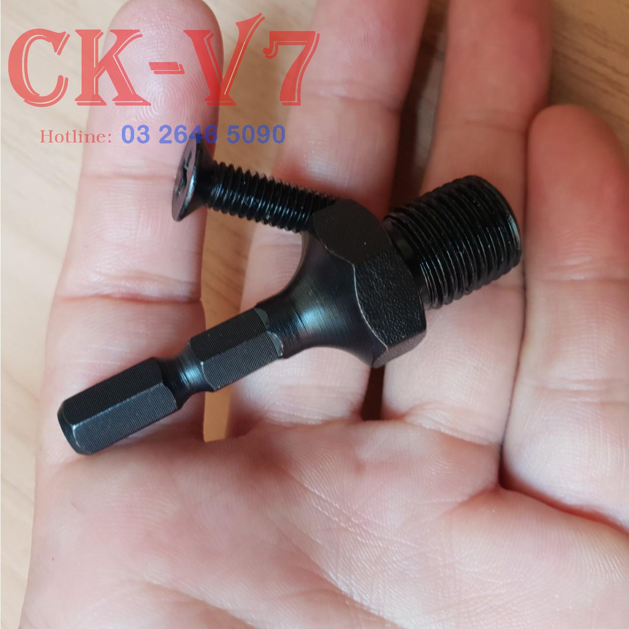 Chuôi lục giác sang củ măng ranh 13 ly