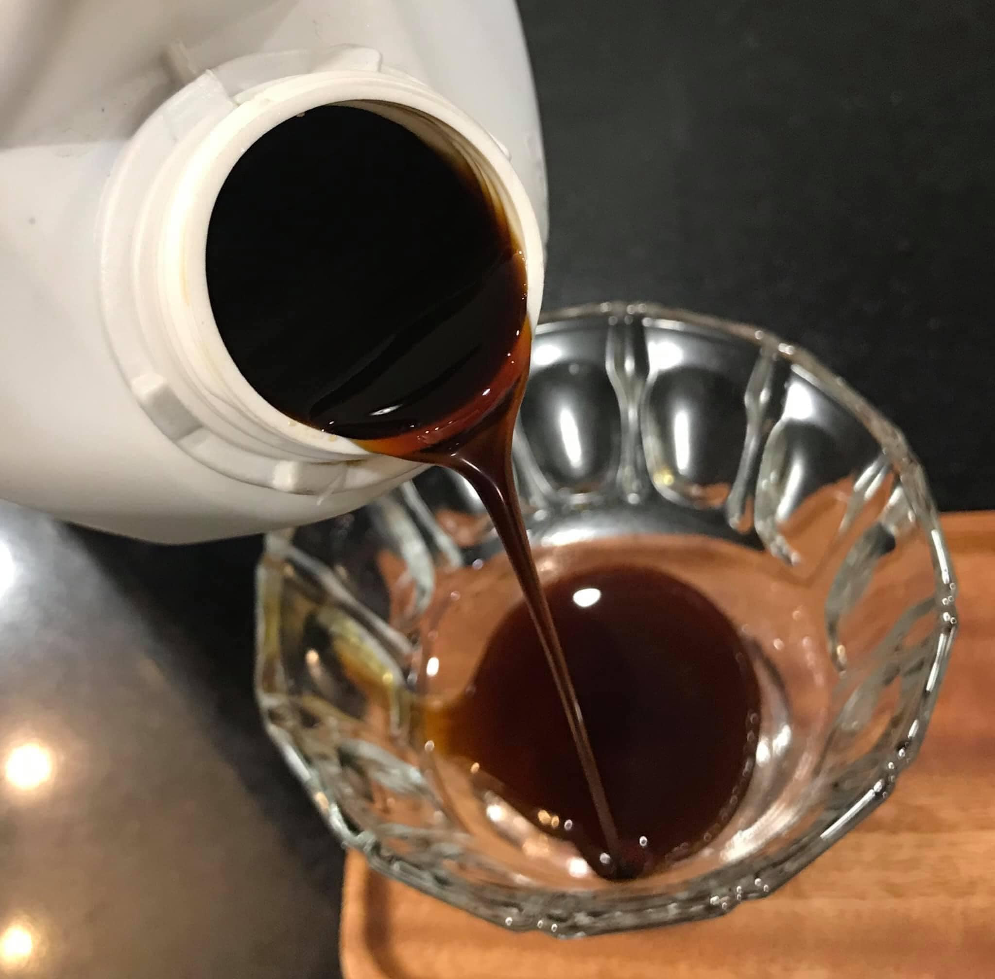Syrup đường đen hiệu HESTON chuẩn vị Đài Loan chai 1kg