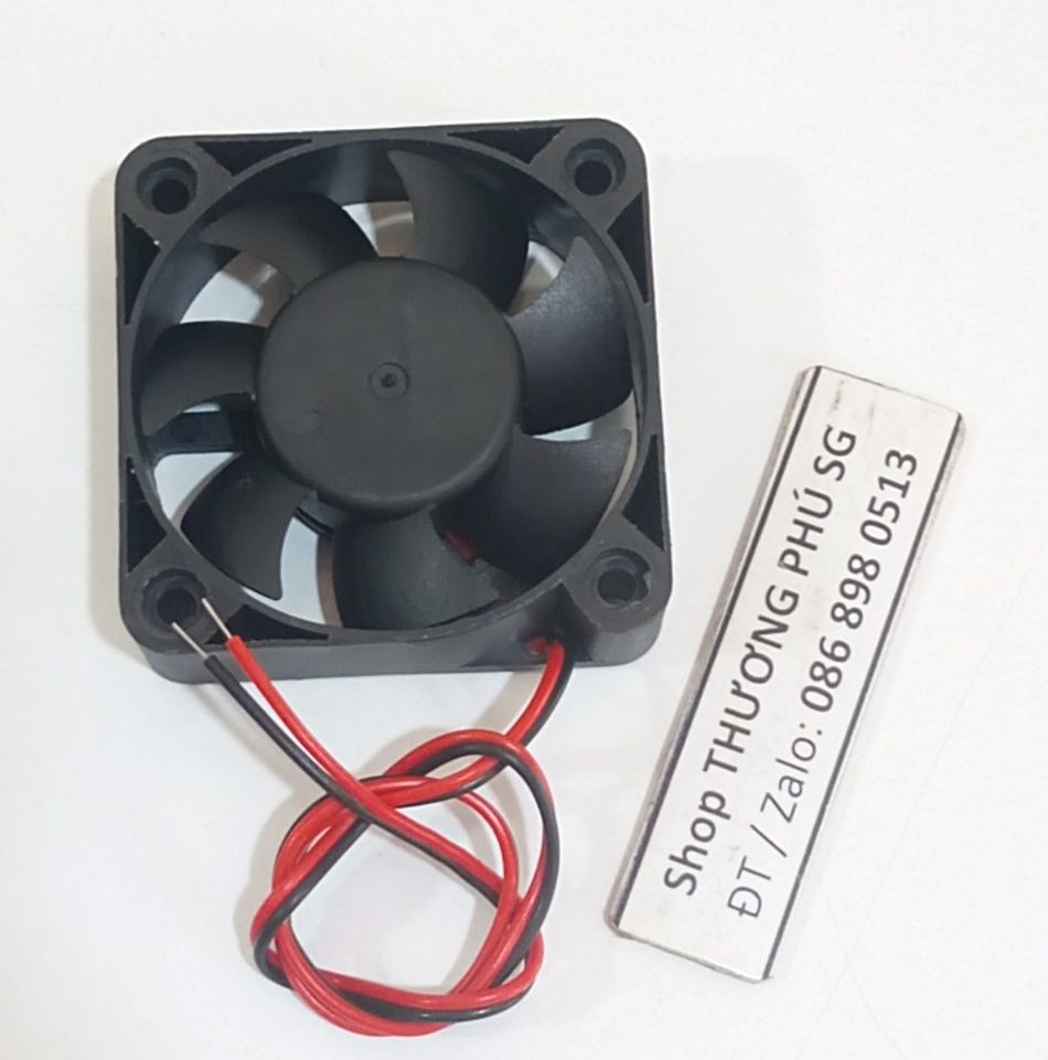 Quạt tản nhiệt fan 5cm x 5cm x 1.5cm - điện áp dc 12v