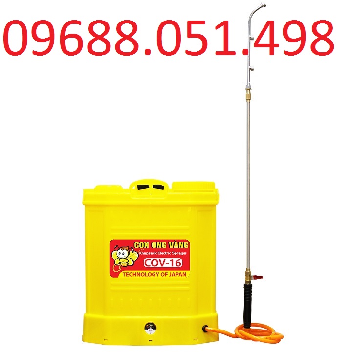 Bình xịt điện con ong vàng 16d