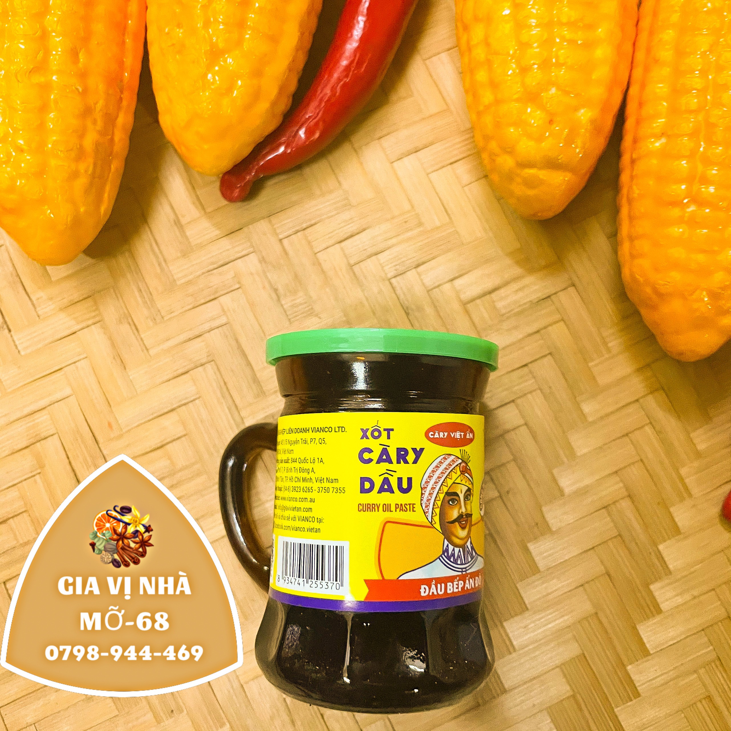 CÀ RI DẦU VIANCO (CHUYÊN NẤU CARI )-LỌ 50GR