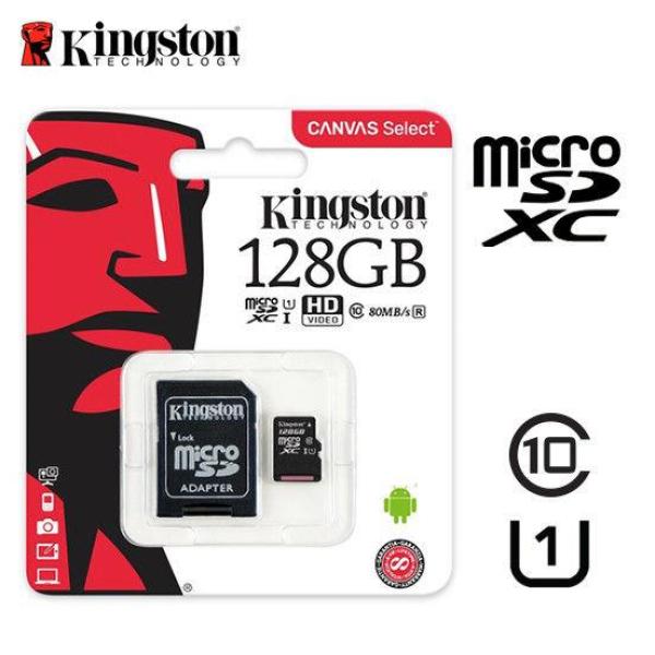 Thẻ nhớ MicroSDXC 128GB Kingston Class 10 USH-I 80MB/s