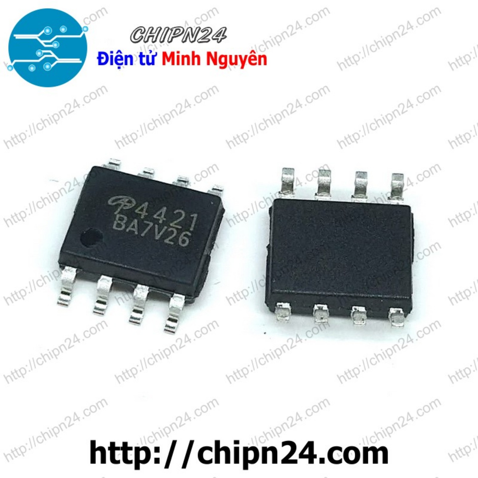 [2 con] (SOP) Mosfet Dán AO4421 SOP-8 6.2A 60V Kênh P (SMD Dán) (4421)