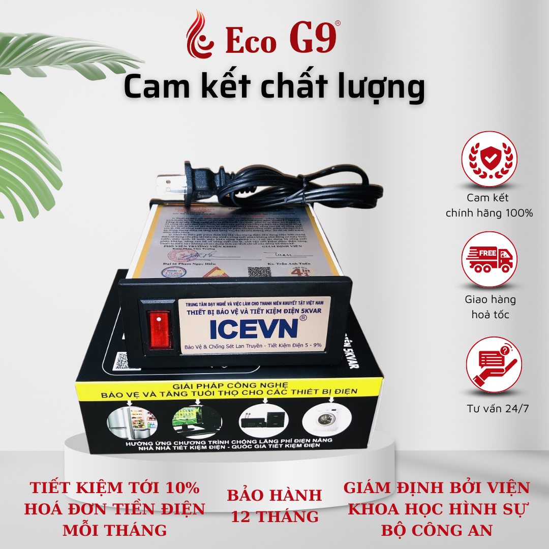Thiết bị bảo vệ & tiết kiệm điện năng icevn 5kva - bảo vệ và tăng tuổi thọ cho các thiết bị điện
