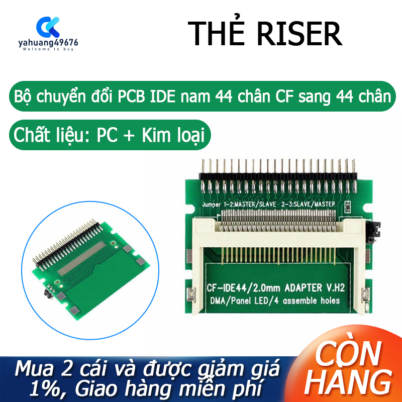 Compact flash cf card to ide 44pin 2mm male 2.5 inch hdd bootable adapter converter