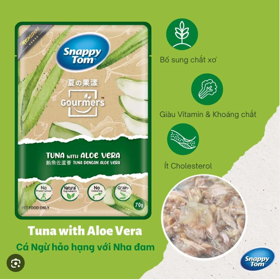 COMBO 5 GÓI Pate Snappy Tom Trái cây 8 vị