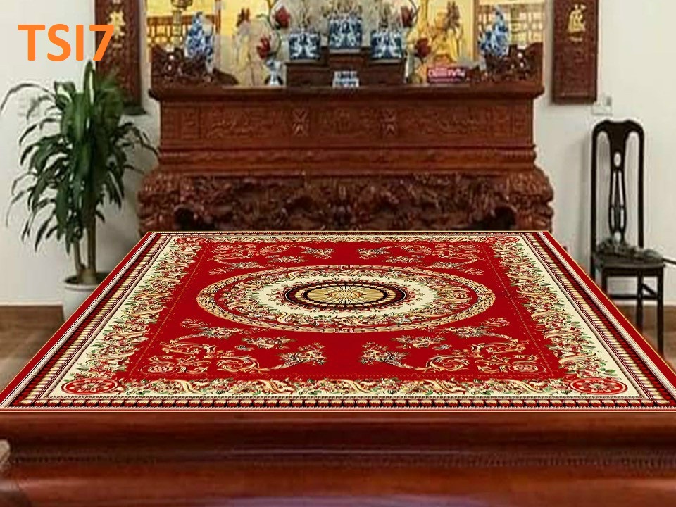 Thảm trải sập, thảm trải sàn phòng thờ bali 5D