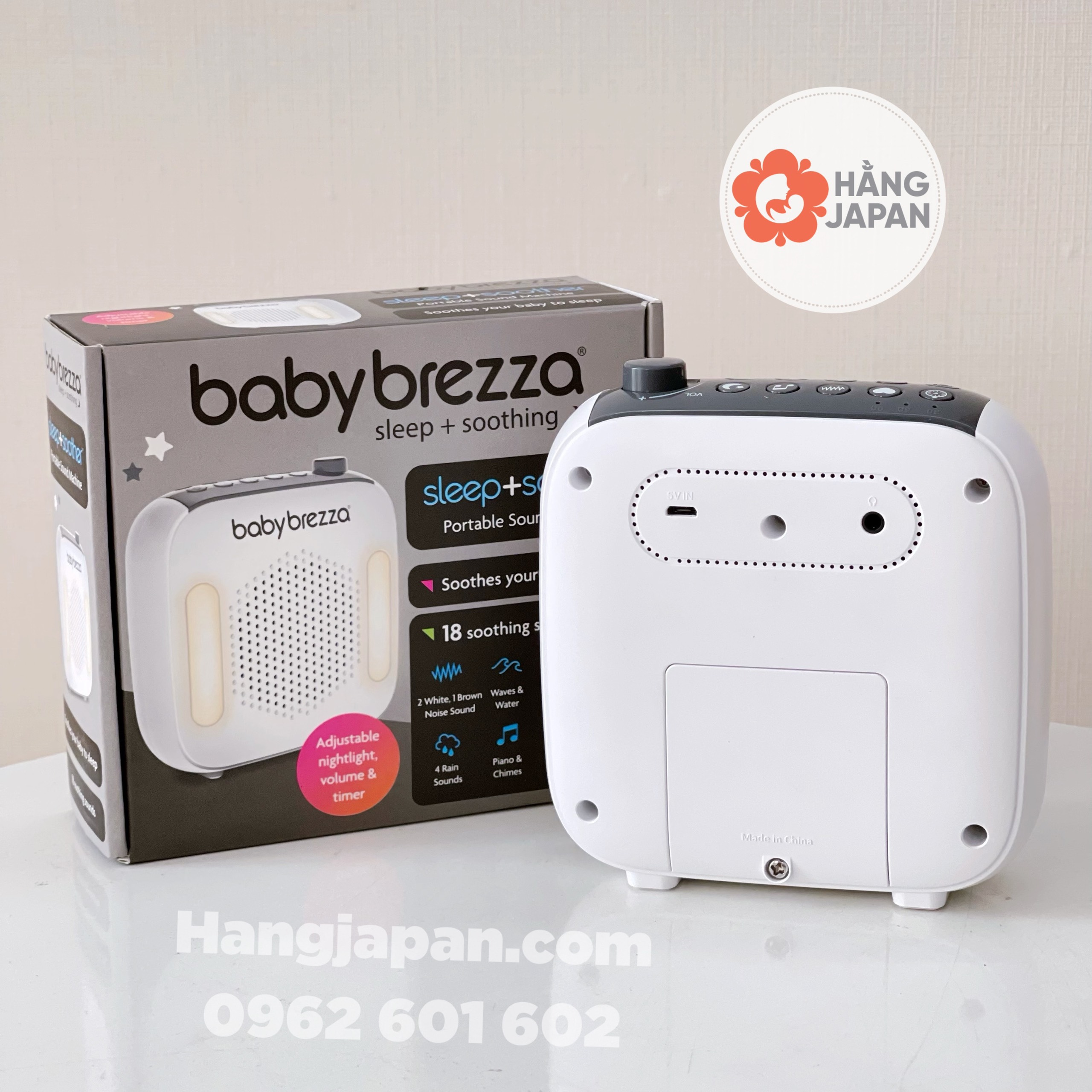 Máy ru ngủ cho bé Baby Brezza Sleep & Soothing