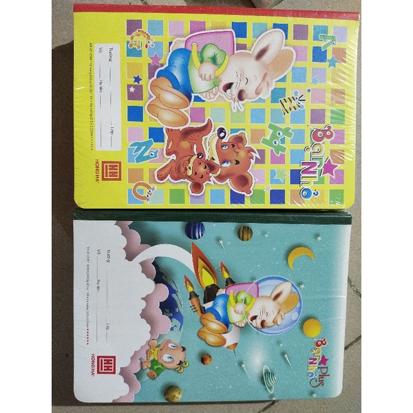 Set 10 vở ô ly hồng hà, vở oly 48 trang cho học sinh cấp 1