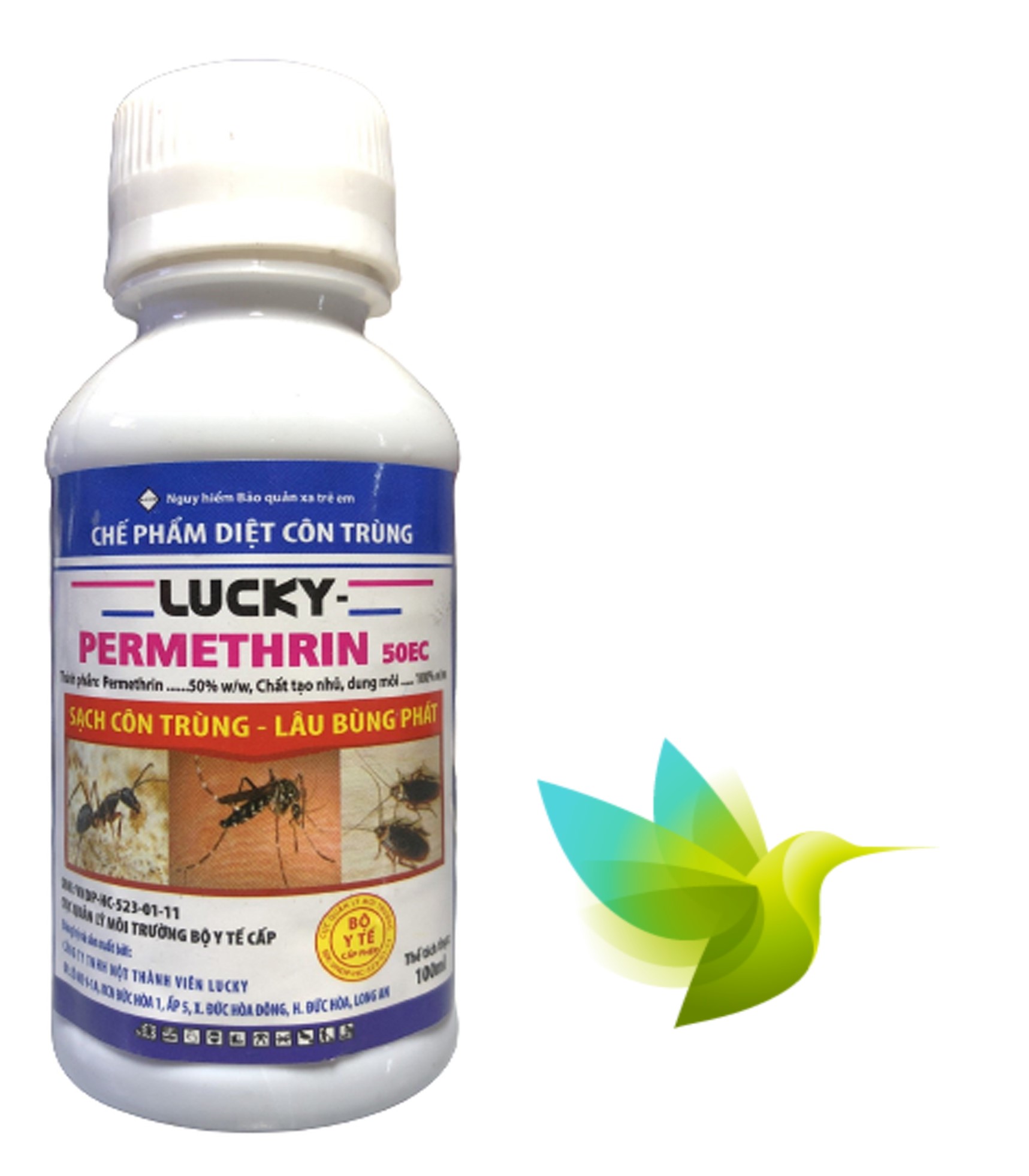 Chế phẩm diệt côn trùng lucky permethrin 50ec - #081b# 100ml