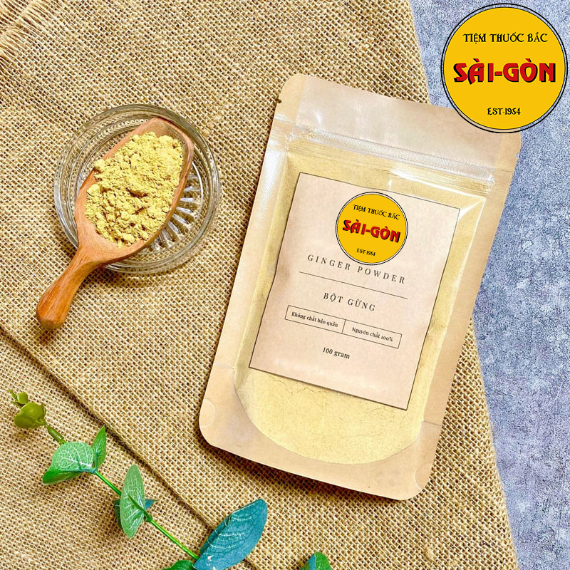 [HCM]Bột Gừng Ta Nguyên Chất 100g