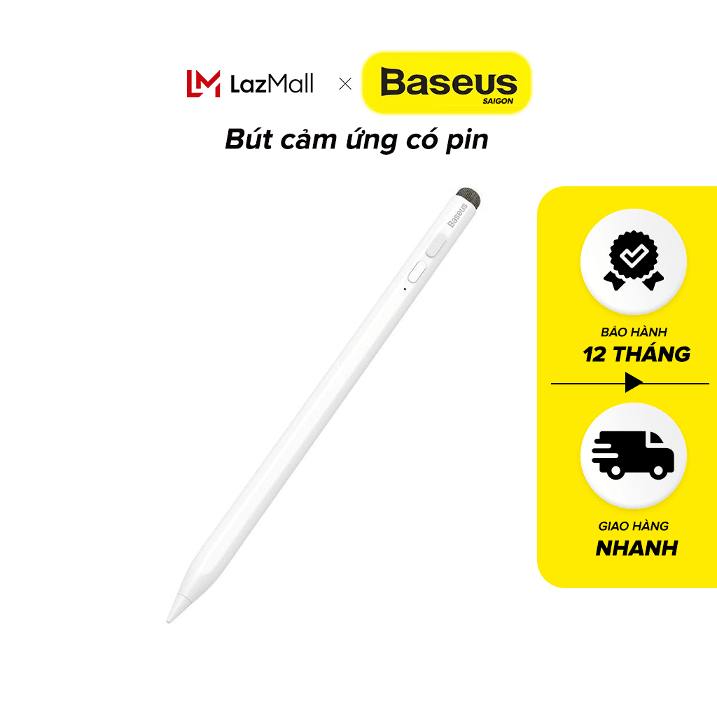 Bút cảm ứng ACSXB-C02 Baseus có pin , Smooth Writing Capacitive Stylus dùng cho iPad Pro/ Smartphone/ Tablet Android