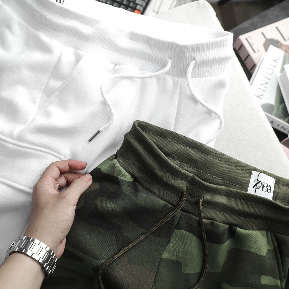 QUẦN SHORT ZARA BASIC WITH CARGO