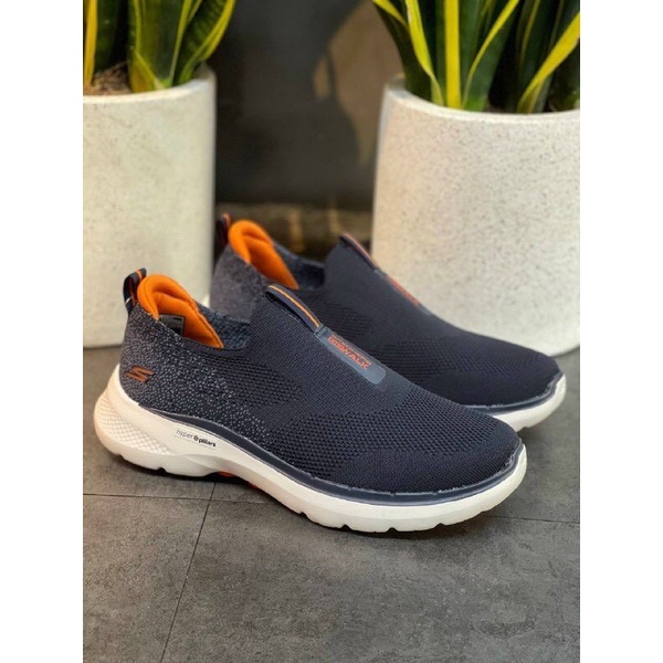 Giày len Skecher gót muối tiêu nam
