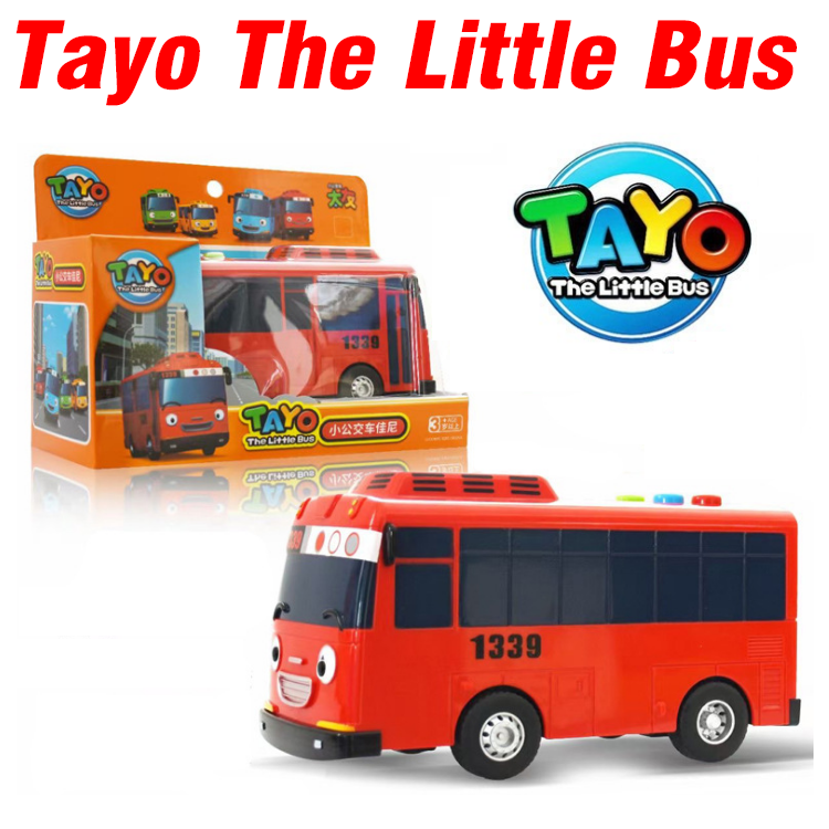 Xe buýt Tayo đồ chơi trẻ em mô hình cỡ lớn có âm thanh và đèn bằng nhựa cao cấp (1 xe)