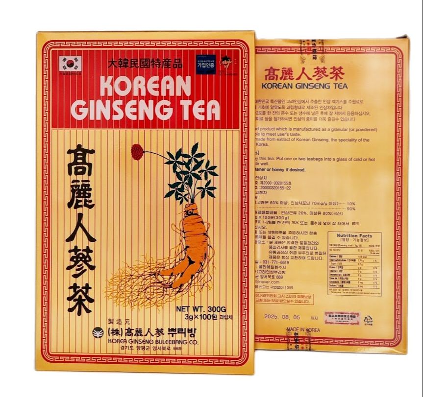 Trà nấm linh chi đỏ hàn quốc buleebang 300g
