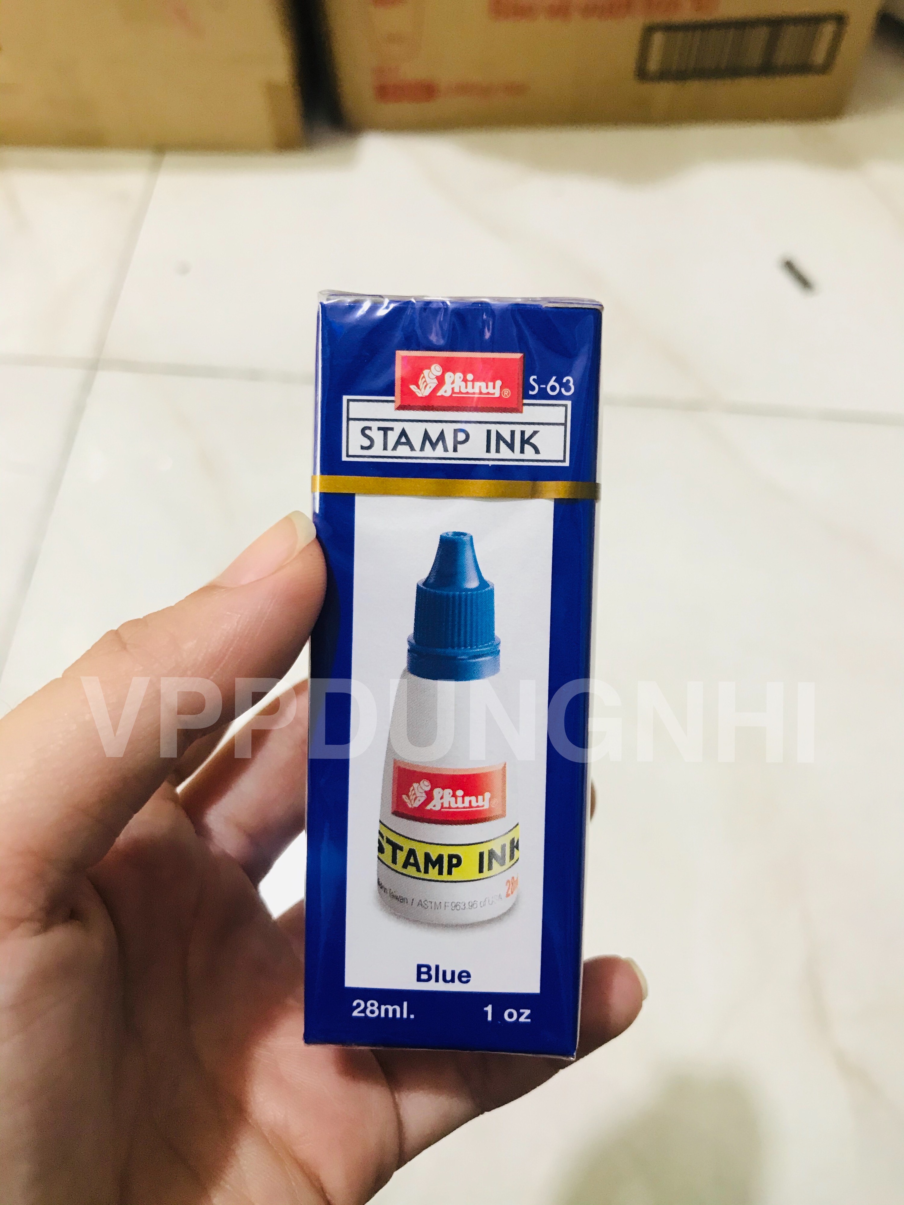 [HCM]Mực dấu Shiny đỏ/ xanh/ đen chính hãng
