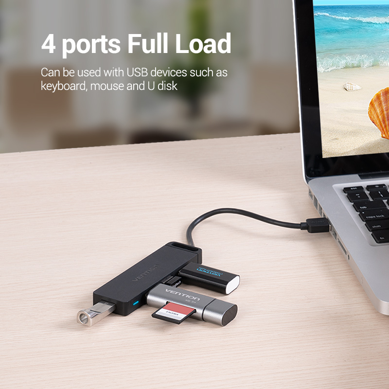 Bộ chia, HUB USB 4 cổng USB 3.0 Vention dài 0,5m
