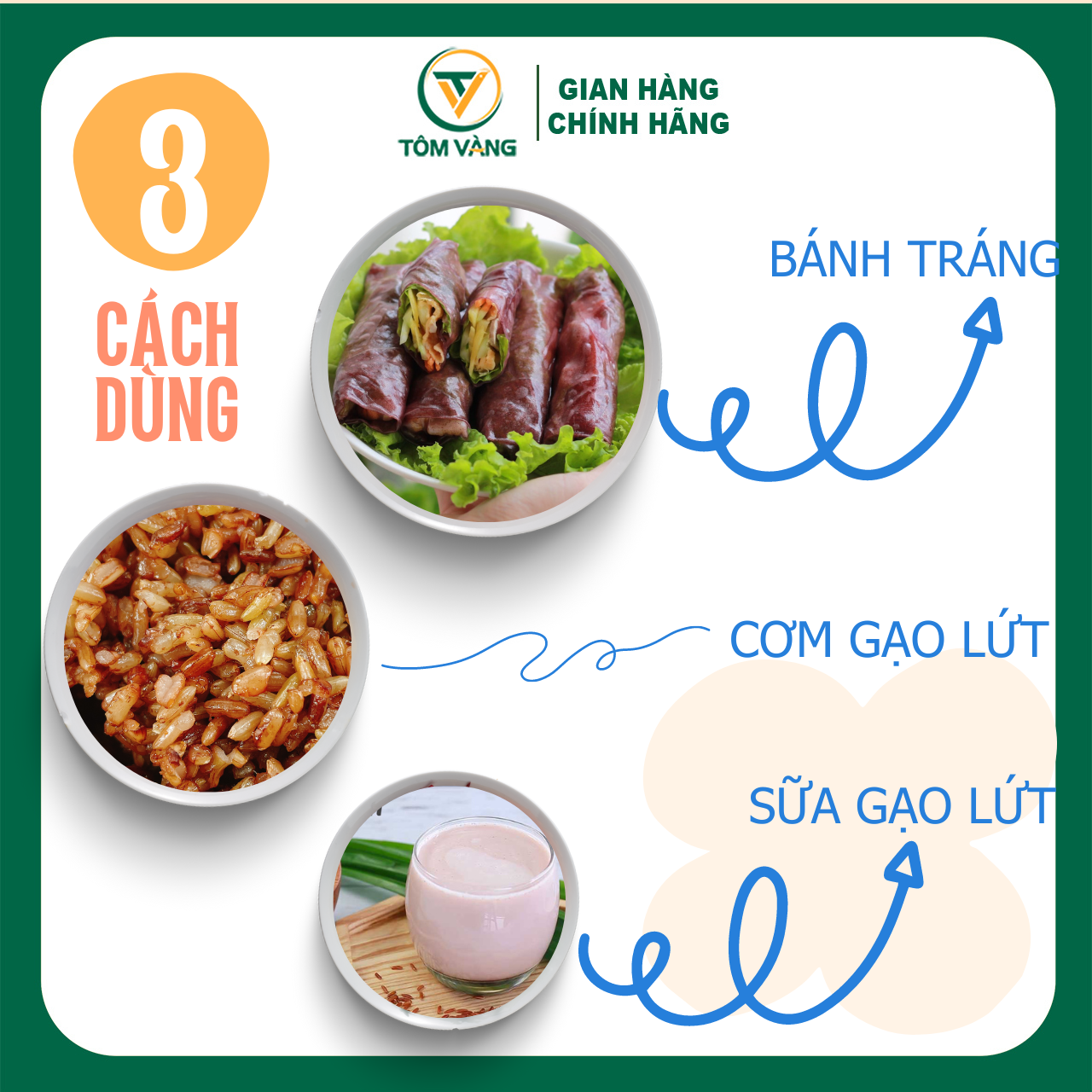 Combo 2Kg Gạo Lứt Dẻo Điện Biên (Mỗi Túi 1Kg Hút Chân Không)