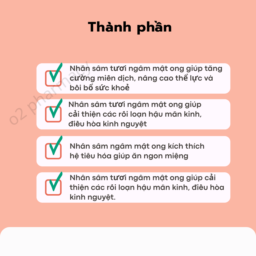 Mật ong sâm Hàn Quốc 580g