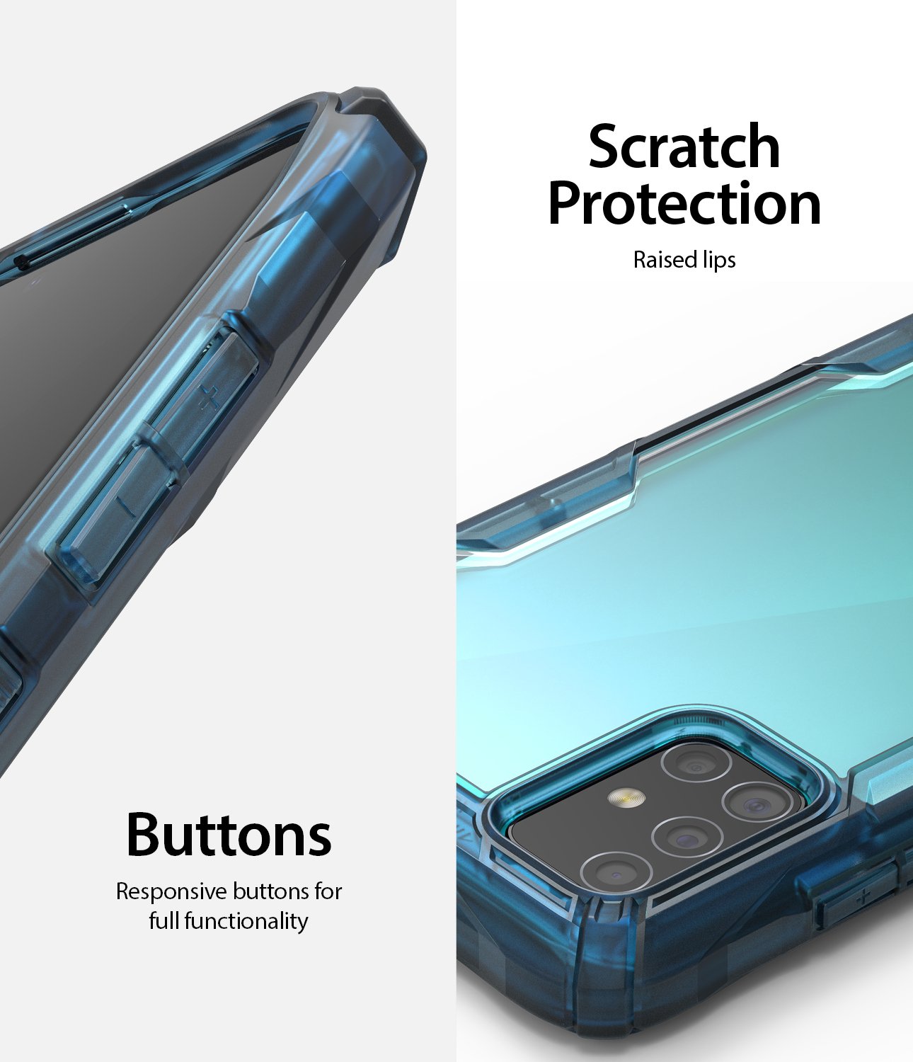 Ốp lưng Galaxy A51 Ringke Fusion X Hàn Quốc (Ringke Fusion X Case for Galaxy A51)