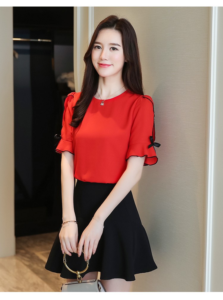 [PILA FASHION] ÁO KIỂU TAY NƠ DỄ THƯƠNG - AP0020